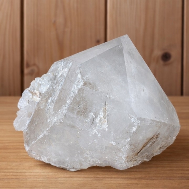 Cristal de roche pointe polie