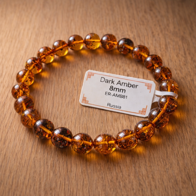 Bracelet Ambre 8mm
