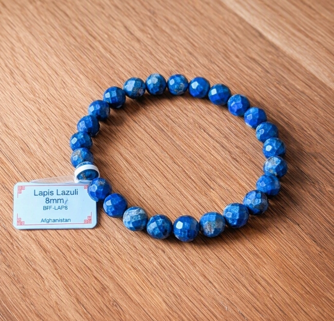 Bracelet Lapis Lazuli Facetté